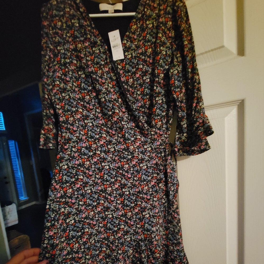 Loft summer dress with shorts underneath